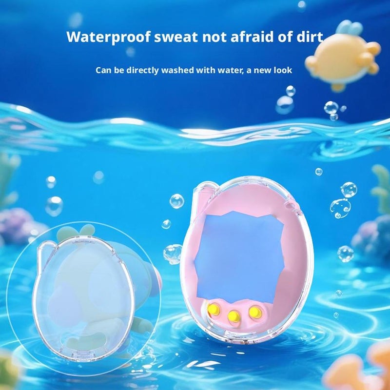 Tama Gotchi Connection Case, 360-degree Protection Waterproof Tama Gotchi Connection Edition PC Protective Case (pink) - Image 2